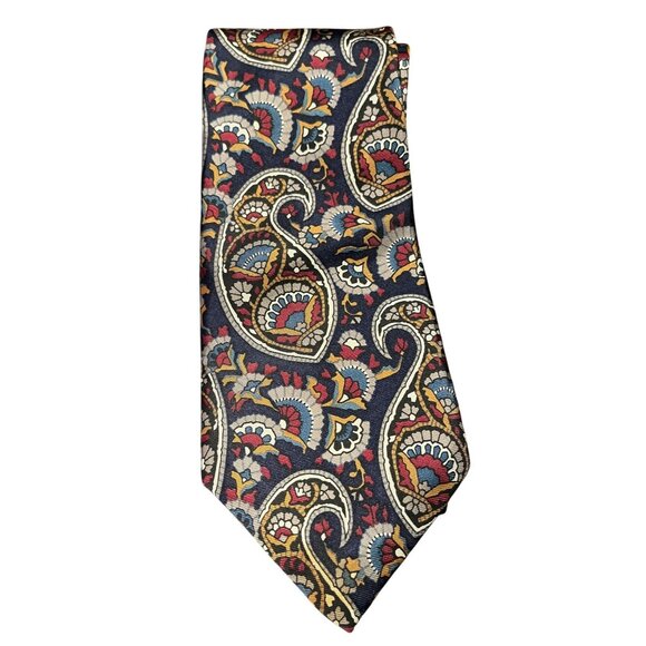 Christian Dior Monsieur 100% Italian Silk Paisley Mens Tie